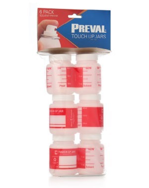 Preval Plastic Touch Up Jars