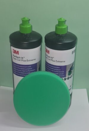 3M Perfect-It Fast Cut Plus Extreme x 2 + Perfect-It 3M III 50487 Polishing Foam x 1 Special